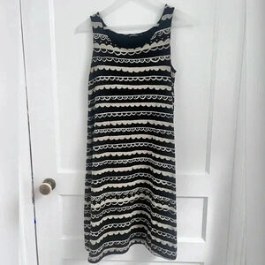 Marimekko Black Grey Visti Sleeveless Tank Dress LIKE NEW